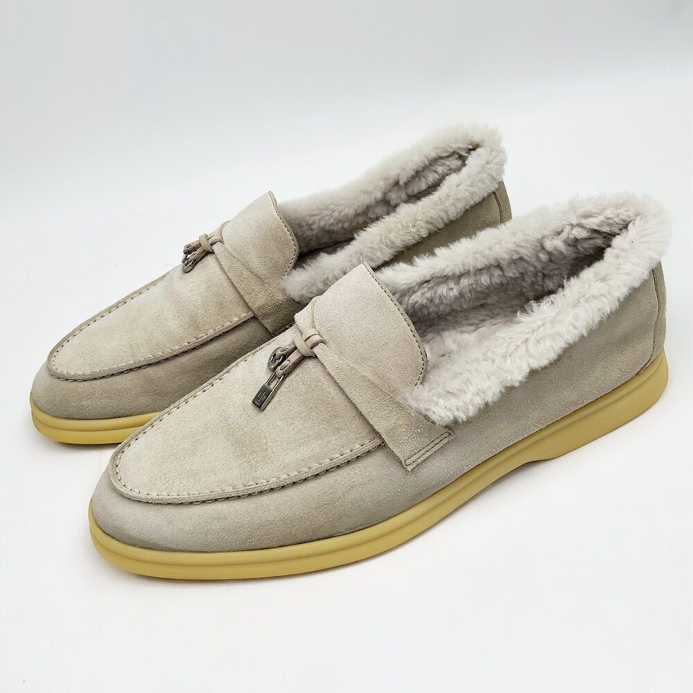 Лоферы Loro Piana Sammer Sharms Walk Fur