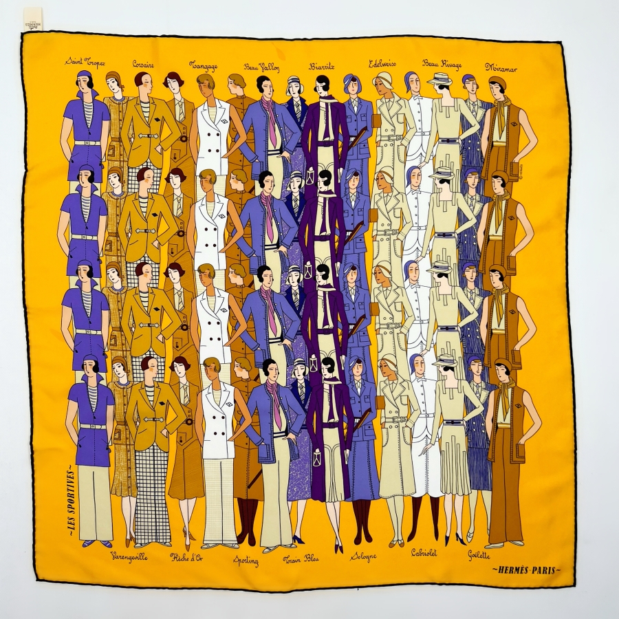Платок Hermes Les Sportives