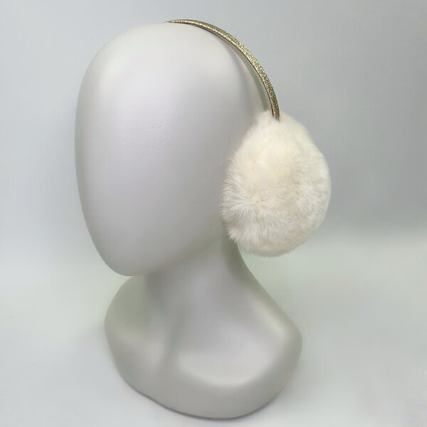 Меховые наушники Yves Salomon