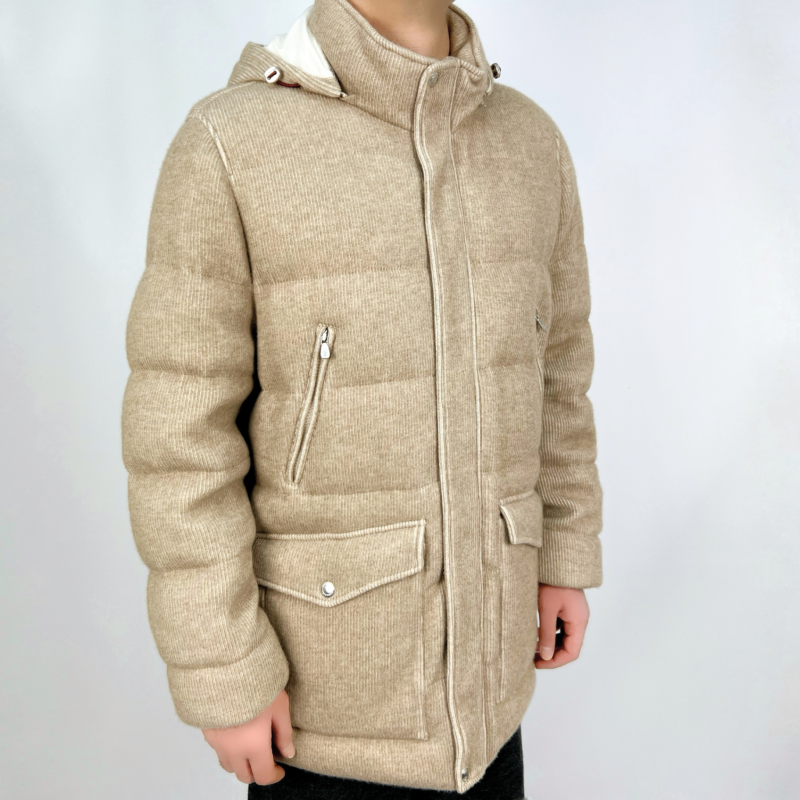 Кашемировый пуховик Brunello Cucinelli