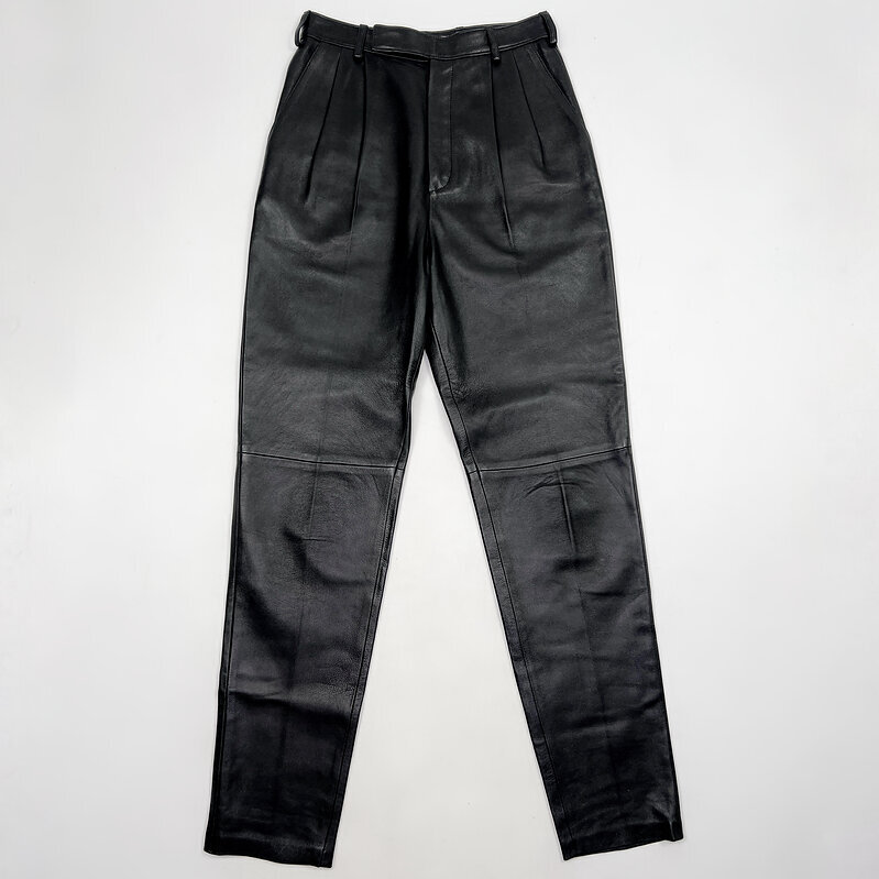 Кожаные брюки Celine