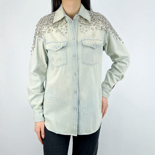 Джинсовая рубашка Golden Goose