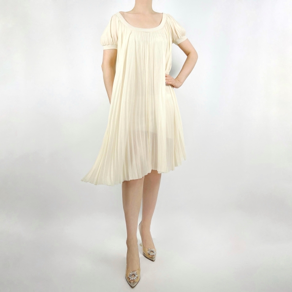 Платье Hermes из плиссированного шёлка