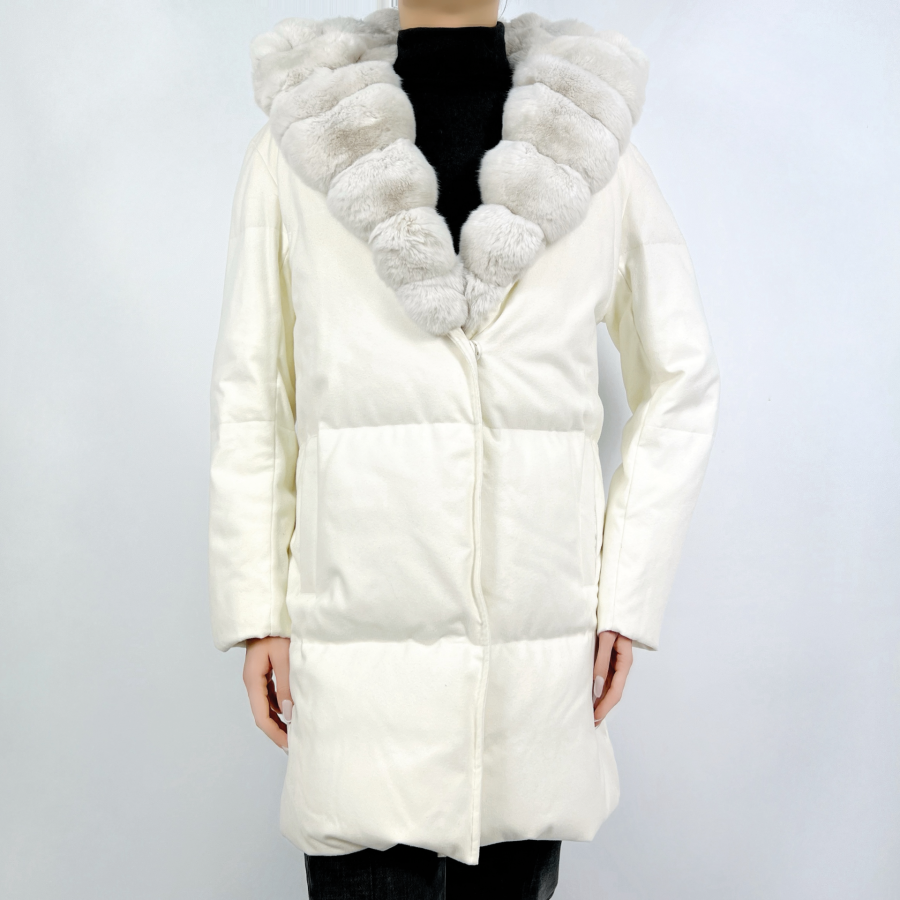 Кашемировый пуховик Paolo Moretti