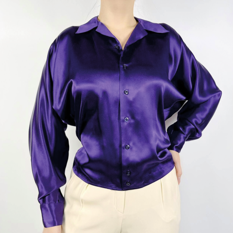 Блузка из шелка Ralph Lauren