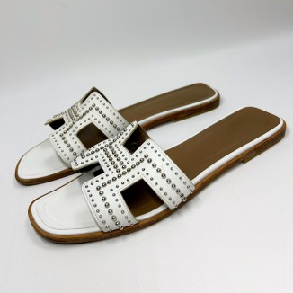Шлепанцы Hermès Oran Studs