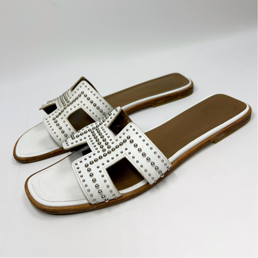 Шлепанцы Hermès Oran Studs