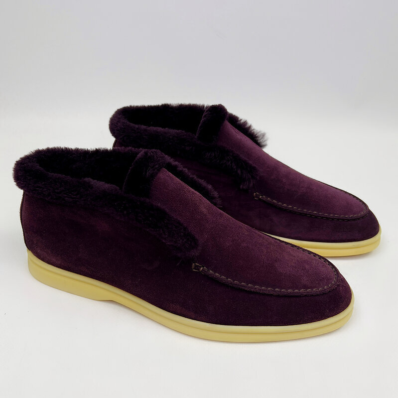 Лоферы Loro Piana с мехом