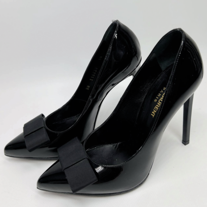 Лаковые туфли лодочки Saint Laurent